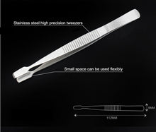 Load image into Gallery viewer, RDEER 4pcs Precision Electronics Tweezers Anti-Skid Forceps Stainless Steel Makeup Repair Multi Hand Tools