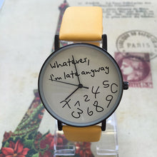 Load image into Gallery viewer, Unique Unisex Womens Novelty Watch Wristwatch 6 COLORS