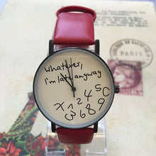 Load image into Gallery viewer, Unique Unisex Womens Novelty Watch Wristwatch 6 COLORS
