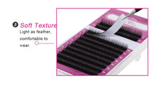 Load image into Gallery viewer, All Size J B C D Curl Individual Mink Eyelash Extension .05 .10 .15mm Natural Black Thick Soft Lashes Extension For Professionals