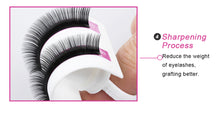 Load image into Gallery viewer, All Size J B C D Curl Individual Mink Eyelash Extension .05 .10 .15mm Natural Black Thick Soft Lashes Extension For Professionals