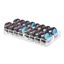 Load image into Gallery viewer, Cosmetics Eyeshadow Organizer Clear Acrylic Lipstick Storage Box Makeup Jewelry Show Shelf Stand 22x12x2.5cm