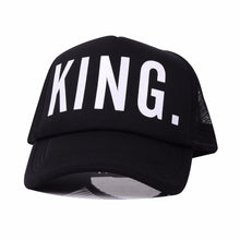 Load image into Gallery viewer, Unique KING QUEEN Print Trucker Cap UNISEX