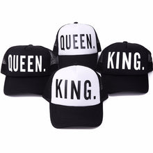 Load image into Gallery viewer, Unique KING QUEEN Print Trucker Cap UNISEX