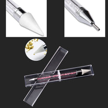 Load image into Gallery viewer, 1pcs Dual-ended BLING Rhinestone Picker Wax Pencil CrystalNAIL ART TOOL