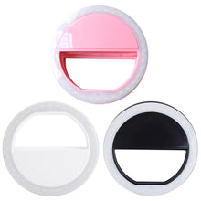 Load image into Gallery viewer, Mobile LED Selfie Ring Cover For iPhone 5s 6S Samsung Android Phone Light Beauty Case