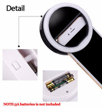 Load image into Gallery viewer, Mobile LED Selfie Ring Cover For iPhone 5s 6S Samsung Android Phone Light Beauty Case