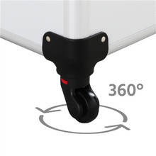 Load image into Gallery viewer, Aluminum Trolley NAIL TECH OR Makeup Case Rolling Beauty Cosmetic Lock Box