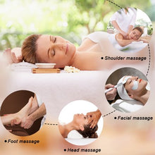 Load image into Gallery viewer, PINK Massage Table Bed Spa Bed 2 Fold Portable 73” W/Sheet Cradle Cover 2 Bolsters