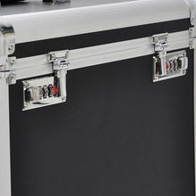 Load image into Gallery viewer, BLACK Rolling Makeup Case with Drawers