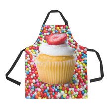 Load image into Gallery viewer, CUPCAKE NAIL TECHNICIAN APRON SMOCK
