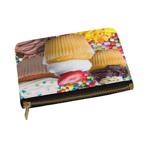 UNIQUE NOVELTY OVERSIZED CUPCAKE2  Carry-All MAKEUP BAG 12.5''x8.5''