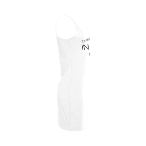 Unique Women's Summer Sleeveless Spandex White Dress Up to 3XXXL Plus Size