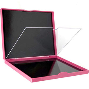 Double Sided Magnetic Empty Palette with Divider, Holds over 100 Standard Sized Eyeshadow Pans