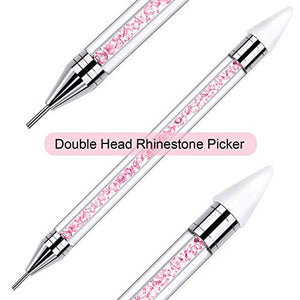 2 Pieces Wax Rhinestone Picker Dotting Pen