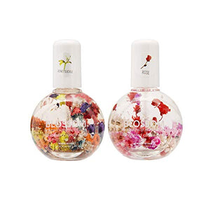 2Pk Blossom Scented Cuticle Oil Infused with Real Flowers Twin Pack