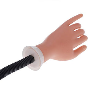 Nail TECH FAKE Training Practice Hand Adjustable Flex Soft Nail Art Model Hand