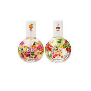 2Pk Blossom Scented Cuticle Oil Infused with Real Flowers Twin Pack