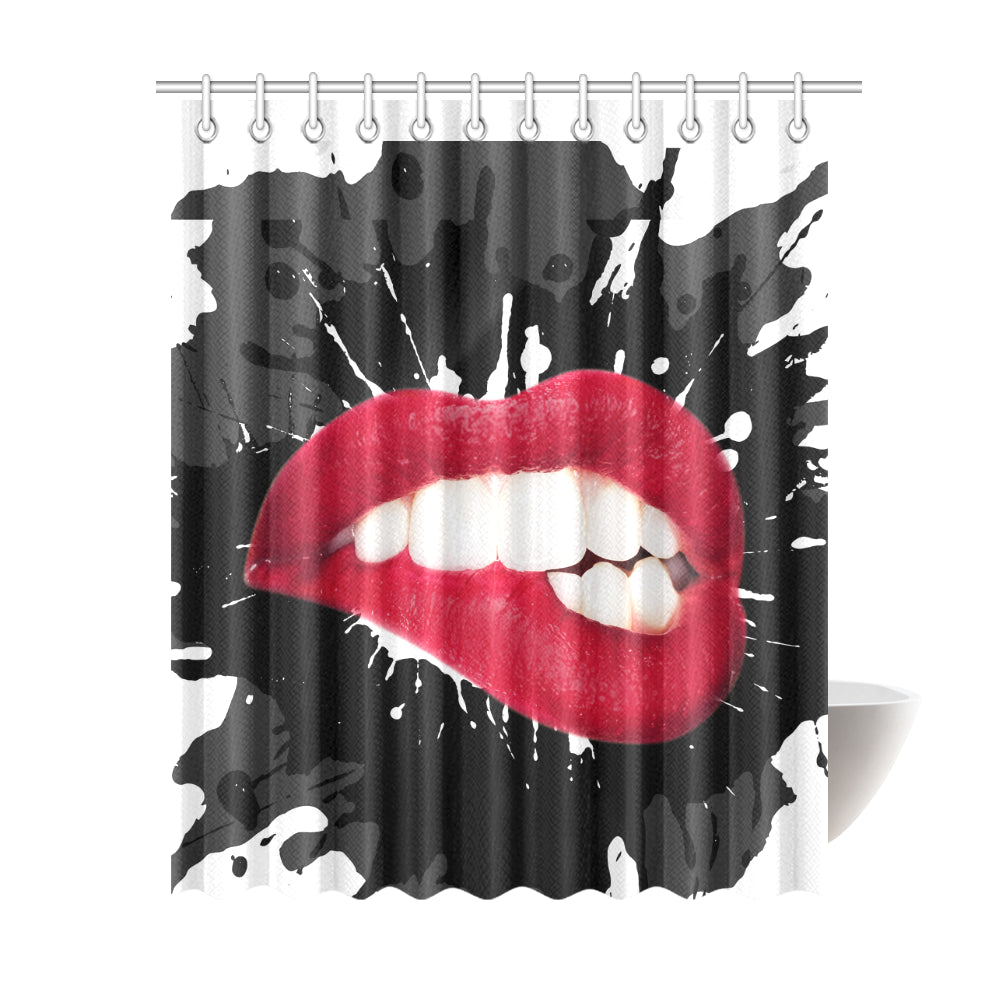 Lipstick Makeup Shower Curtain 69