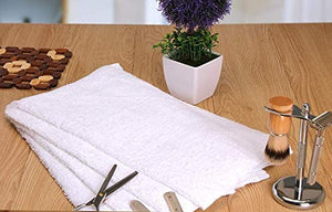 24PK  White Salon Towels, 16"x27"