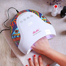 Load image into Gallery viewer, Belle 48W PROFESSIONAL UV LED Nail Lamp, Tribal Print GEL Nail Lamp
