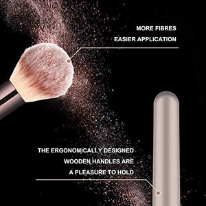 Makeup Brush Set 18 Pcs Premium Synthetic Foundation Powder Concealers Eye shadows Blush