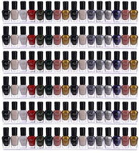 Load image into Gallery viewer, 66-90 Bottles3 OR 6 Pack Clear Acrylic Shelf Nail Polish Rack
