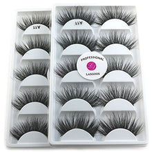 Load image into Gallery viewer, 2Box/Lot 3D Real Mink False Eyelashes TOTAL 10 PAIRS
