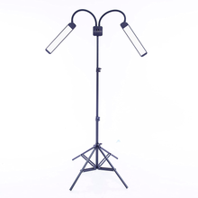 Load image into Gallery viewer, CLDRHD Dual Arm LED Portable Lighting Lamp,Mobile Phone Bracket,Designed for Lash, Tattoo, Nail and Makeup Artists or Photography, Reading, Streaming

