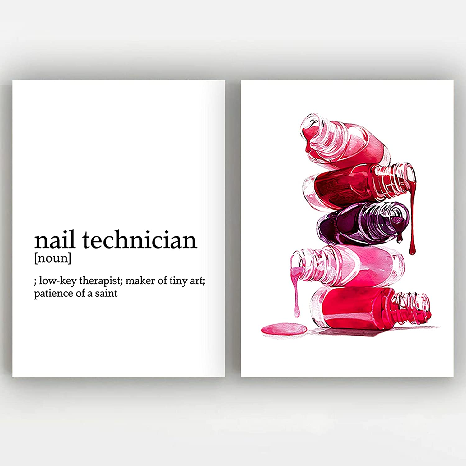 Amazon.com: Super-Supply Nail Art Salon Designs Pedicure Manicure Shop  Store Paper Poster Print N-03 (24