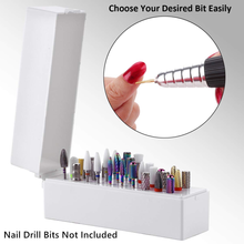 Load image into Gallery viewer, Makartt Nail Drill Bits Holder Dustproof Stand Displayer Organizer Container 30 Holes Manicure Tools (Not Inlcude Drill Bits) B-22
