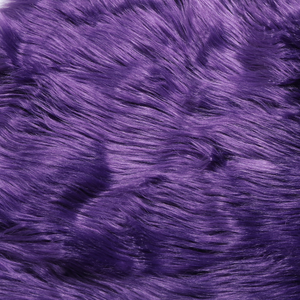 Faux Sheepskin Fur Area Rug, White Fluffy Rugs for Bedroom Living Room, Soft Fuzzy Carpets for Kids Room, Girls Room, Nursery Bedside Rug, Purple