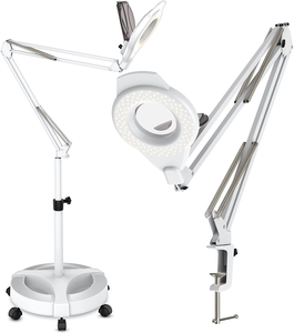 High Quality LED Magnifying Floor Lamp for Beauty Salon Use