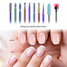 Load image into Gallery viewer, Melodysusie 30000 Rpm Professional Nail Drill-Scarlet, High Speed, Low Heat, Low Noise, Low Vibration, Portable Electric Efile Drill with 10 PCS Rainbow Diamond Bits for Acrylics Gel Nails

