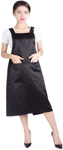 Minkissy Salon Apron Waterproof Hair Stylist Apron Hairdressing Barber Smock Cape Waitress Clothes Vest with Pocket for DIY Salon Barber Pet Groomers