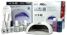 Load image into Gallery viewer, Gelish Pro Kit Bundle with Salon 18G LED Professional Gel Polish Curing Light Lamp, Basix Kit, Soak off Remover, and 2 Nail Polishes, 15 Ml
