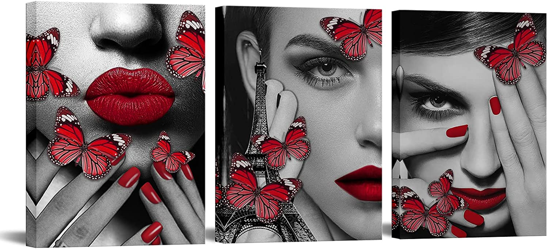 Modern Fashion Lashes Poster Makeup Canvas Prints Painting Salon