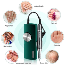 Load image into Gallery viewer, 35000RPM Brushless Nail Drill Machine, AZ GOGO Professional Portable Electric Nail Drill for Acrylic Nails-48W Salon Use Level
