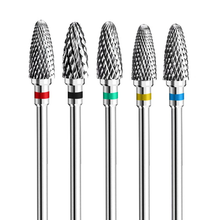 Load image into Gallery viewer, Fantexy Nail Drill Bits Set for Acrylic Nails,3/32 Inch Professional Tungsten Nail File Bits Nail Art Tools,Manicure Pedicure Shapen Remove Tools, Home Salon Use(5Pcs）
