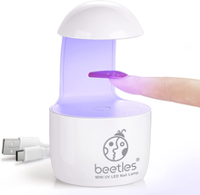 Load image into Gallery viewer, Beetles Mini Nail LED Lamp, Innovative Gel Nail Lamp Manicure UV LED Light for Nail Glue Gel/Gel Polish/Poly Extension Gel, Quicky-Dry Curing Lamp Portable Nail Dryer DIY Nail Art
