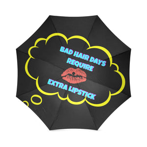 Unique Makeup LIPSTICK Foldable Umbrella