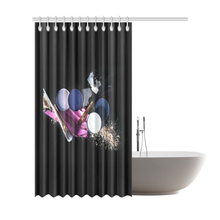 Load image into Gallery viewer, Unique Novelty Girly Eyeshadow Bathroom Shower Curtain 72&quot;x 84&quot;
