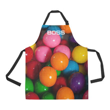 Load image into Gallery viewer, GUMBALL NAIL SMOCK APRON 2 DESIGNS TO CHOOSE FROM
