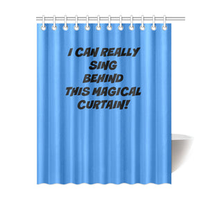 UNIQUE NOVELTY SINGING IN THE SHOWER CURTAIN 6 COLORS "69X84"
