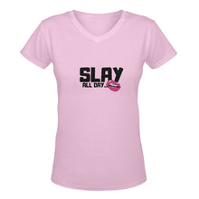 Load image into Gallery viewer, SLAY WOMEN UNIQUE NOVELTY TSHIRT 4 COLORS UP TO 2XXL
