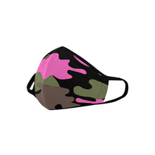 Load image into Gallery viewer, CAMO PINK NAIL TECHNICIAN FACE DUST MASK Mouth Mask
