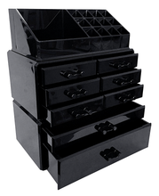 Load image into Gallery viewer, Professional Black Makeup Acrylic Organizer Drawers
