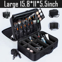 Load image into Gallery viewer, High Quality Professional Makeup Organizer Cosmetic Case Travel Large Capacity Storage Bag Suitcases
