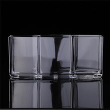 Load image into Gallery viewer, 1Pcs 3 section Clear Acrylic Makeup Brush Organizer
