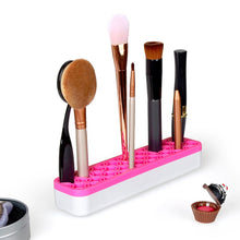 Load image into Gallery viewer, makeup brush holder silicone organizer for makeup brushes
